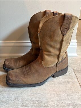 Ariat Men’s Rambler Western Boots - Square Toe, Size 11.5EE, Brown, 10002317
